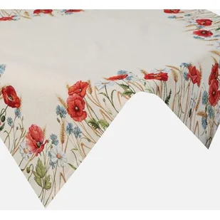 Obrus EUROFIRANY Cho 1306 100 x 100 cm Naturalny - Obrusy i serwetki - miniaturka - grafika 1
