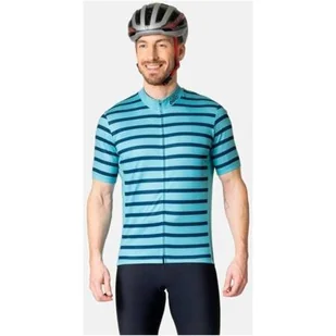 Koszulka tech. męska Odlo T-shirt s/u collar s/s full zip ESSENTIA ODLO L - Pozostała odzież narciarska - miniaturka - grafika 1