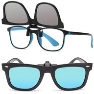 Okulary przeciwsłoneczne - Nakładki Polaryzacyjne URBAN BLUE - Unisex UV-400 - miniaturka - grafika 1