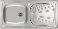 Zlewozmywaki - ALVEUS Zlew BASIC 80 len GENESIS 1008993K - miniaturka - grafika 1
