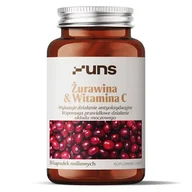 Suplementy naturalne - UNS Żurawina &amp; Witamina C 60 kapsułek (5904238961971) - miniaturka - grafika 1