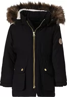 Kurtki i płaszcze dla dziewczynek - NAME IT Nmfmabe parka dla dziewcząt Pb Camp Anorak, czarny, 80 cm - miniaturka - grafika 1