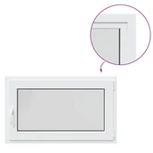 Tablice i flipcharty - vidaXL Okno piwniczne RISOR 100x70cm uchylno-rozwierne DIN prawe białe - miniaturka - grafika 1