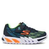 Buty dla chłopców - Sneakersy Skechers Vorlo 400137L/NVMT Granatowy - miniaturka - grafika 1
