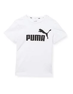 Koszulki dla chłopców - Puma Jungen ESS Logo Tee B T-shirt, White, 116 586960 - grafika 1