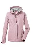 Kurtki damskie - Killtec Damska kurtka funkcyjna 2 1/2 warstwowa, z kapturem, pakowana KOS 49 WMN JCKT; mauve, 50, 39167-000 - miniaturka - grafika 1