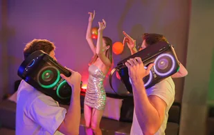 Głośnik bezprzewodowy Bluetooth W-KING T9 60W (czarny) - Głośniki i kolumny Głośnik bezprzewodowy Bluetooth W-KING T9 60W (czarny) - Głośniki i kolumny - miniaturka - grafika 9