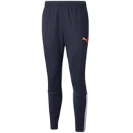 Spodnie męskie - Spodnie Męskie Puma Teamliga Training Pants Granatowe 657242 47-S - miniaturka - grafika 1