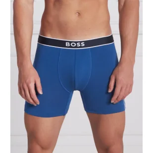BOSS Bokserki BoxerBr 24 Logo - Majtki męskie - miniaturka - grafika 1