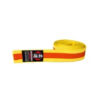 Kimona, stroje i obuwie - Pas do Judo dla dzieci marki Ground Game żółto-pomarańczowy - miniaturka - grafika 1