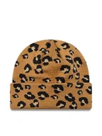 Czapki damskie - New Era Czapka Wmns Wide Leo Beani 60565280 Beżowy - miniaturka - grafika 1