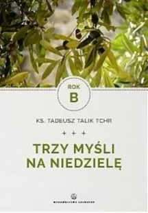 Trzy myśli na niedzielę Rok B Tadeusz Talik - Religia i religioznawstwo - miniaturka - grafika 2