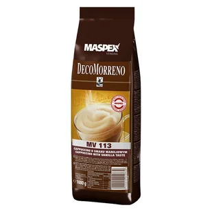 DecoMorreno Napój instant Cappuccino o smaku waniliowym MV 113 1000 g - Kakao i czekolada - miniaturka - grafika 1