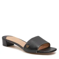 Klapki i japonki damskie - Klapki Lauren Ralph Lauren 802925259001 Black - miniaturka - grafika 1