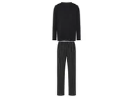 Piżamy męskie - esmara Men Piżama męska z bawełną (Czarny, M (48/50)) - miniaturka - grafika 1