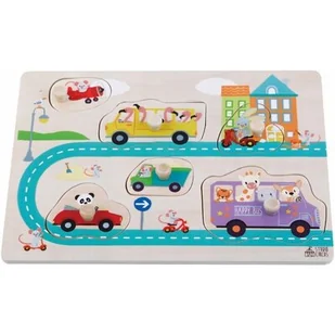 Puzzle SUN BABY Ulica (6 elementów) - Puzzle - miniaturka - grafika 1