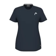 Koszulki i topy damskie - HEAD TIE-Break T-shirt damski, granatowy, S - miniaturka - grafika 1