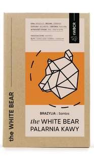 THE WHITE BEAR Kawa ziarnista The White Bear Brazylia Cerrado 1kg 6526-uniw - Kawa - miniaturka - grafika 1