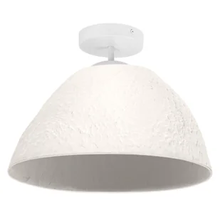 LEDVANCE biała replika dzwonka wielbłądziego, lampa sufitowa z metalu i papier-mâché, E27, średnica 375 mm, klosz wykonany z materiału pochodzącego z recyklingu, zrównoważony dzięki wymiennemu źródłu światła, łatwa instalacja - Oprawy, klosze i abażury - miniaturka - grafika 1