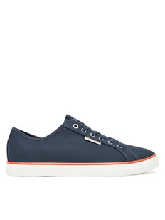 Calvin Klein Jeans Tenisówki Ess Vulc Low Mg Cv YM0YM01301 Granatowy - Trampki męskie - miniaturka - grafika 1