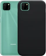 Etui i futerały do telefonów - etumi Etui Do Huawei Y5P Czarne Matowe Slim Silikonowe Silikonowa Obudowa Futerał Ochronny Slim Pokrowiec Black Mat Cover Ochrona Case0118 - miniaturka - grafika 1