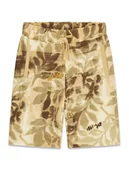 Spodenki damskie - Guess Szorty sportowe L6GD00 KA6R4 Khaki Regular Fit - miniaturka - grafika 1