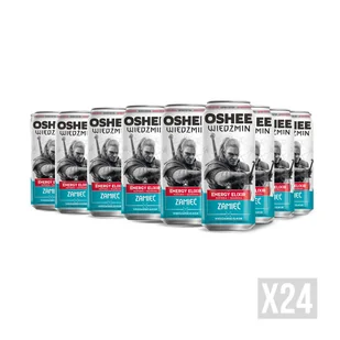 24x OSHEE WIEDŹMIN Energy Drink ZAMIEĆ 500ml - Produkty energetyczne i izotoniki - miniaturka - grafika 1
