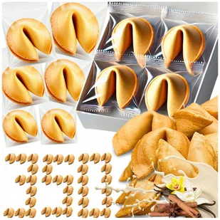 Ciasteczka z Wróżbą Magia Przeznaczenia Urodziny Ślub Komunia Chrzest Różne Okazje 350 szt - Ciastka - miniaturka - grafika 1