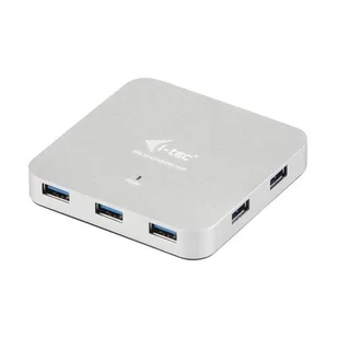 i-Tec USB 3.0 Metal Charging HUB 7 Portów z zasilaczem Plug & Play funkcja ładowania U3HUBMETAL7 - Huby USB - miniaturka - grafika 1