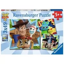 Ravensburger Puzzle 3x49 Toy Story 4 - Puzzle - miniaturka - grafika 1