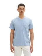 Koszulki męskie - TOM TAILOR Koszulka męska 1036432, 26320-Stonington Blue, 3XL, 26320 - Stonington Blue, 3XL - miniaturka - grafika 1