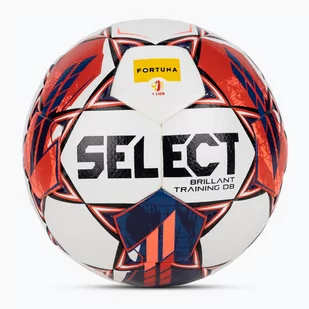 Piłka do piłki nożnej SELECT Brillant Training Fortuna 1 Liga v23 white/red rozmiar 4 - Piłka nożna - miniaturka - grafika 1