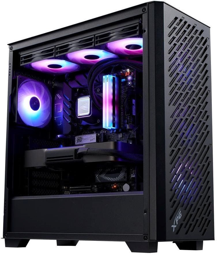 ADATA XPG case VALOR AIR PRO, ATX, Průhledná bočnice, 4x 120mm ARGB Fan, Černá VALORAIRPROMTA-BKCWW