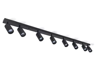 Oprawa halogenowa natynkowa ścienno - sufitowa LED Viki-L x8 - Czarna - Oprawy, klosze i abażury Oprawa halogenowa natynkowa ścienno - sufitowa LED Viki-L x8 - Czarna - Oprawy, klosze i abażury - miniaturka - grafika 1