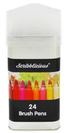 Foliopisy - Scribblicious- Pisaki filcowe Brush — zestaw 24 sztuk Art & Craft - miniaturka - grafika 1
