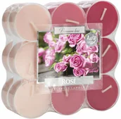 Świece - Podgrzewacze zapachowe BISPOL 4H PP RÓŻA 18szt. - miniaturka - grafika 1