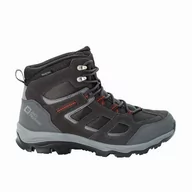 Buty trekkingowe męskie - Buty męskie górskie Jack Wolfskin VOJO 3 TEXAPORE MID M grey / orange - 39,5 - miniaturka - grafika 1