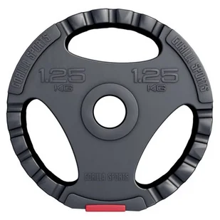 Gorilla Sports 1,25 kg Obciążenie Grip Winylowe (100548-00007-0005) - Obciążenia - miniaturka - grafika 1