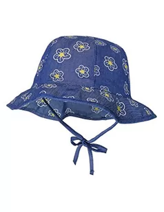 maximo Dziewczęce Flapper dżinsy kwiaty tasiemka do wiązania czapka - Czapki dla dzieci - miniaturka - grafika 1