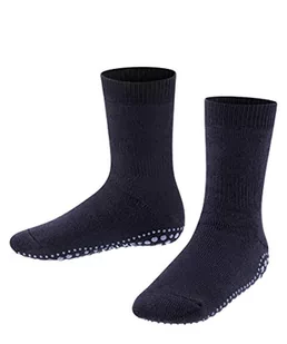 Falke uniseks dziecięce kotki kapcie - mieszanka bawełny/wełny, niebieski (Dark Marine 6170), UK 3-5,5 (1-2 lata), 1 para 10500 - Kapcie damskie - miniaturka - grafika 1