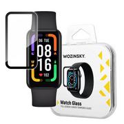 Akcesoria do smartwatchy - Wozinsky Watch Glass hybrydowe szkło do Xiaomi Redmi Smart Band Pro czarny - miniaturka - grafika 1