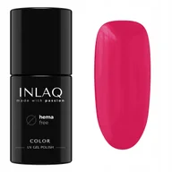 Lakiery hybrydowe - INLAQ Lakier Hybrydowy Raspberry Touch 6ml HEMA Free - miniaturka - grafika 1