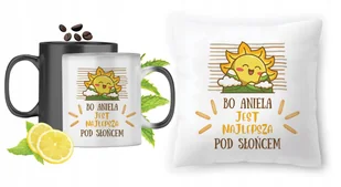 Dla Anieli Zestaw Kubek Magiczny + Poduszka z Nadrukiem ze Zdjęciem - Gadżety dla niej i dla niego - miniaturka - grafika 1