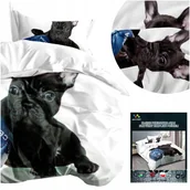 Pościel - Pościel 160x200 3 części komplet poszewki 70x80 mikrofibra 3D Andreas pies - miniaturka - grafika 1