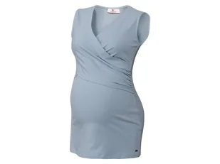 bellybutton T-shirt/ top ciążowy i do karmienia damski, z bawełny (40, Jasnoniebieski) - Bluzki ciążowe - miniaturka - grafika 1