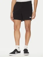 Spodenki męskie - Helly Hansen Szorty sportowe Terry Loop 54291 Czarny Regular Fit - miniaturka - grafika 1