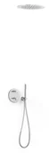Baterie umywalkowe - Zestaw podtynkowy termostatyczny TRES Fuji Therm-box Chrom 28125005 - miniaturka - grafika 1