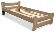 Łóżka - ŁÓŻKO DREWNIANE Sosnowe 80x200 + STELAŻ - miniaturka - grafika 1