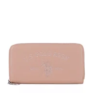 Portfele - Duży Portfel Damski U.S. Polo Assn. WIUXT8413WVP Beżowy - miniaturka - grafika 1