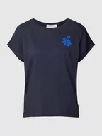 Koszulki i topy damskie - T-shirt z kwiatowym haftem model ‘ONELIAA FAANCY’ - miniaturka - grafika 1